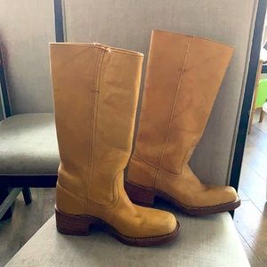 Frye Campus 14l boots size 6.5 Banana